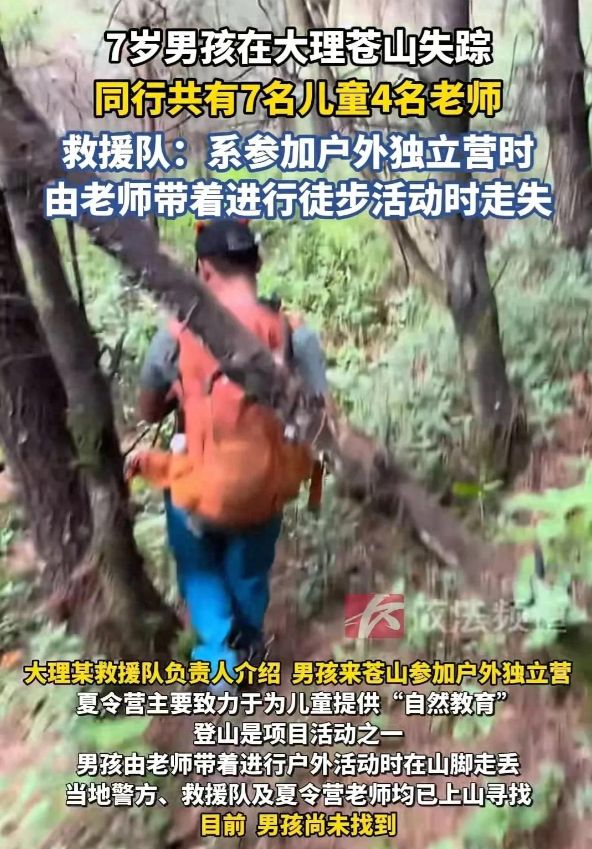 失联志愿者发声：有逃跑记录求寻找建议！新葡京娱乐场app7岁自闭症男童苍山(图2)