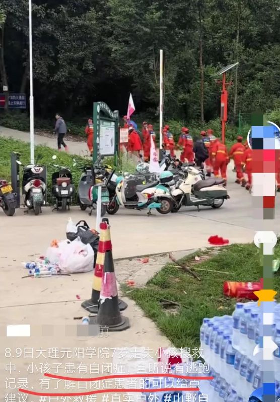 失联志愿者发声：有逃跑记录求寻找建议！新葡京娱乐场app7岁自闭症男童苍山(图4)